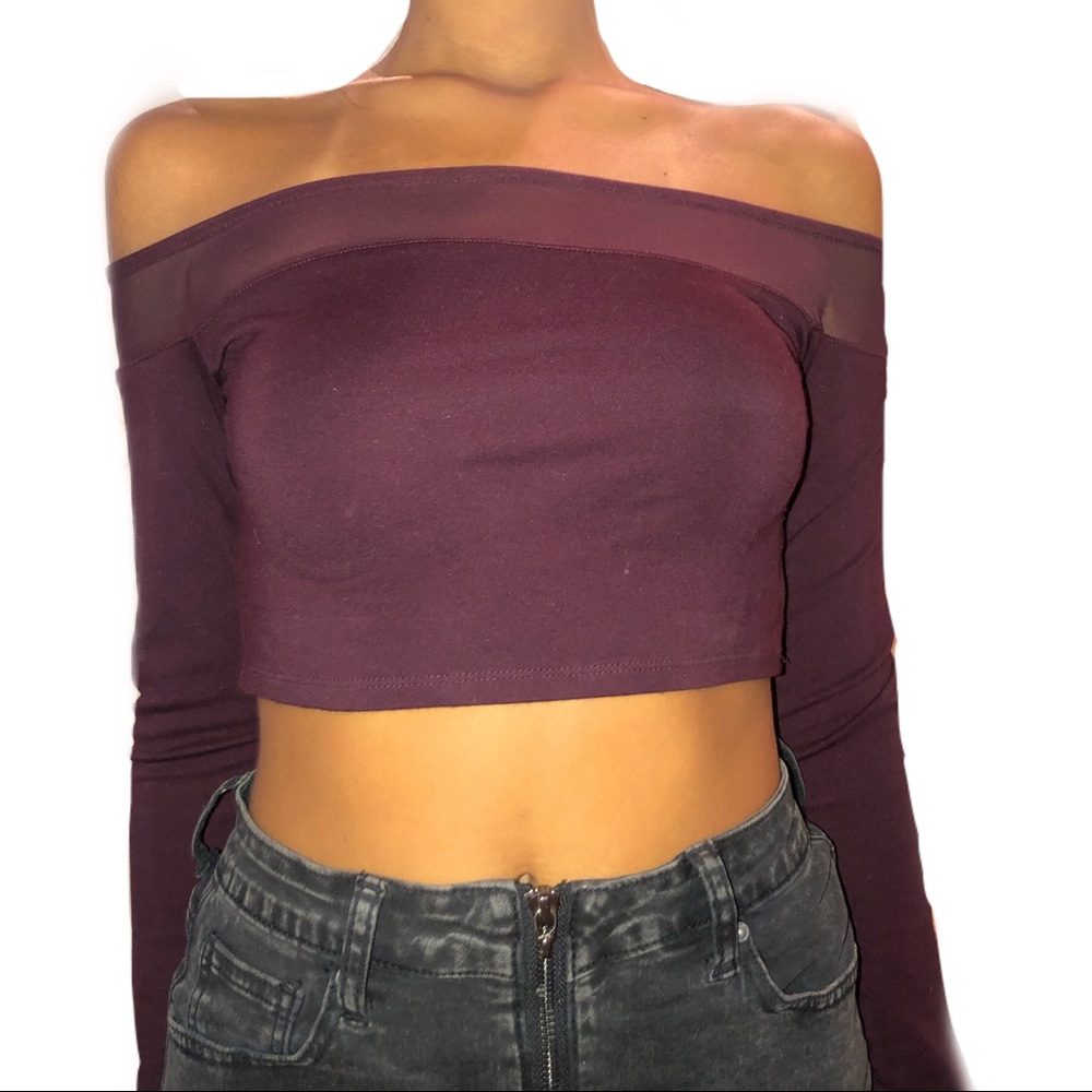 Off the Shoulder Long Sleeve